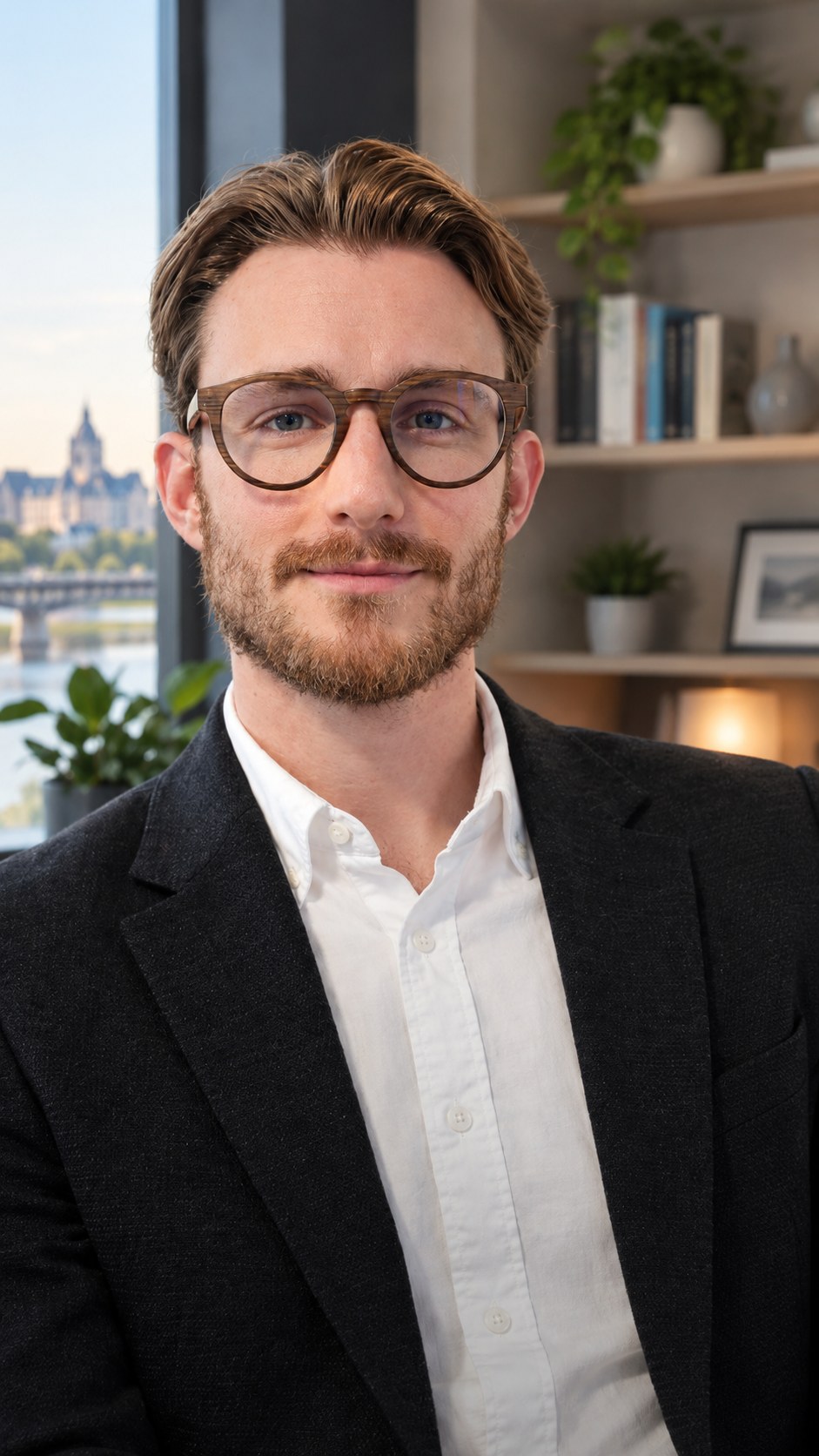 Patrick Vachon, founder of Vici SaskStartupSolutions, in the Saskatoon office